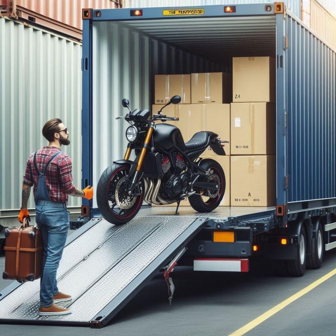 Two-wheeler transport – client to provide from WhatsApp